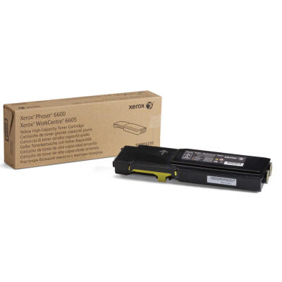 Xerox Phaser 6600-106R02235 Sarı Orijinal Toner Yüksek Kapasiteli