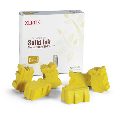 Xerox Phaser 8860-108R00819 Sarı Orijinal Katı Mürekkep 6Lı