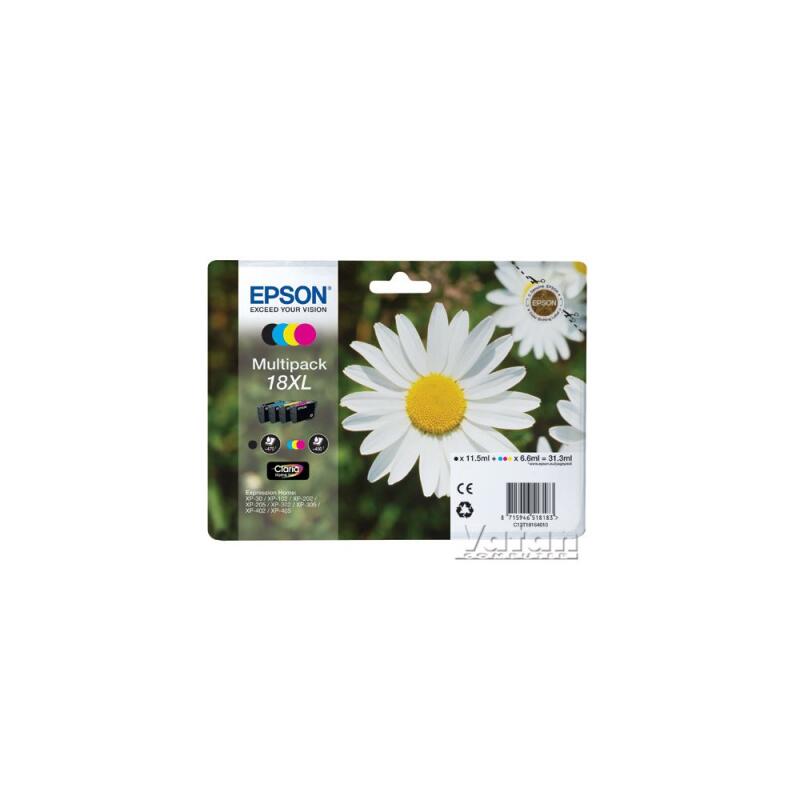 EPSON 18XL MULTİPACK MÜREKKEP KARTUŞU ( C13T18164020